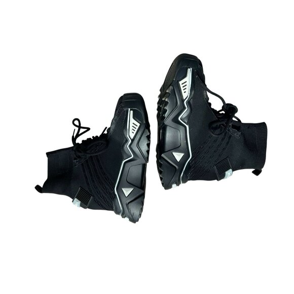 Anthony Wang Damson 08 Platform Sneakers Shoes Black White Womens 8.5 - Picture 8 of 16